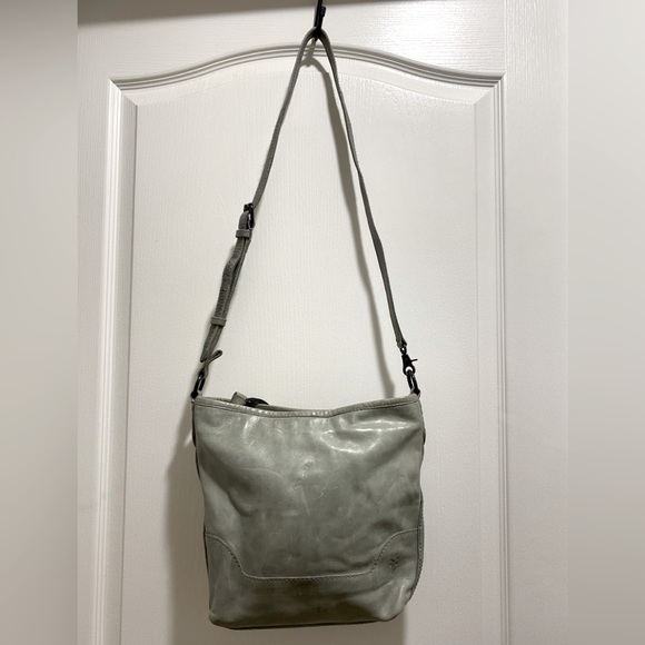 Frye Fern Green Leather Melissa Small Hobo - Picture 6 of 11